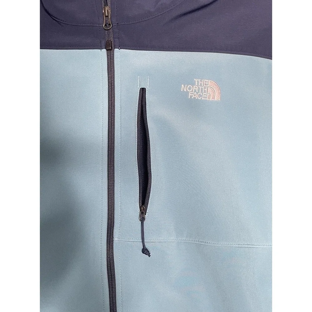 The North Face Apex Bionic Jacket Soft Shell‎ Long Sleeve Storm Blue Mens 2XL